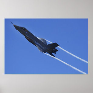 Póster F-35 relâmpago II