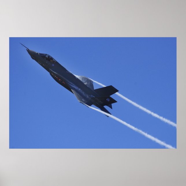 Póster F-35 Relâmpago II (Frente)