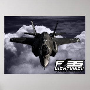 Poster F-35 Relâmpago II
