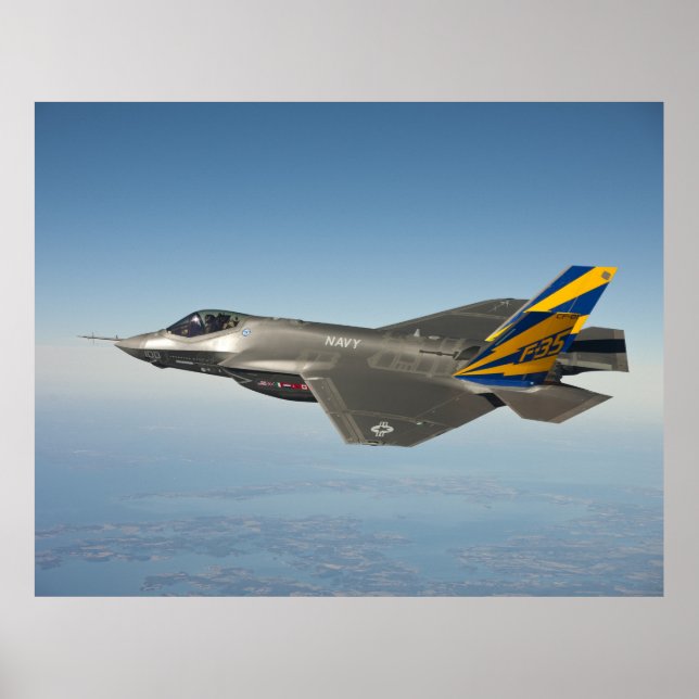 Poster F-35 Relâmpago II (Frente)