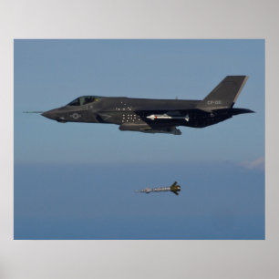 Póster F-35C Relâmpago II