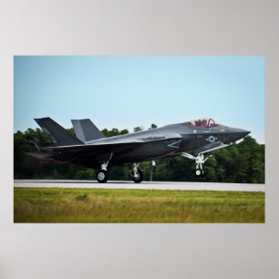 Póster F-35C Relâmpago II