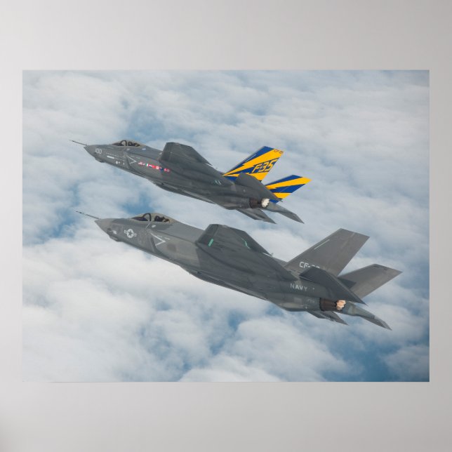 Póster F-35C Relâmpago II (Frente)
