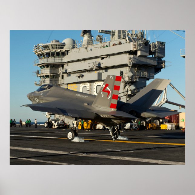 Póster F-35C Relâmpago II (Frente)