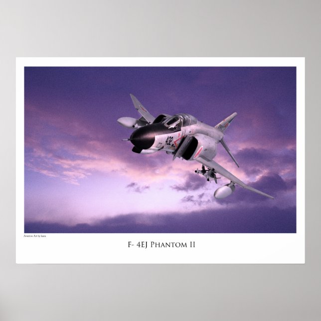 Poster F-4 EJ Phantom II (Frente)