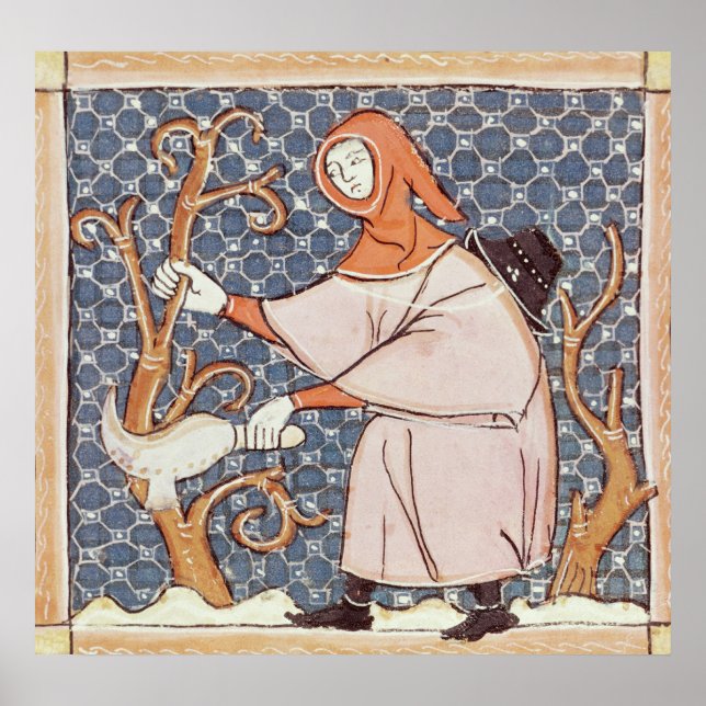 Póster F.58v Março: Poda (Frente)