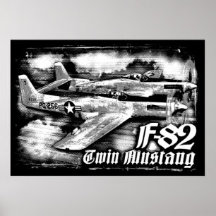 Poster F-82 Twin Mustang