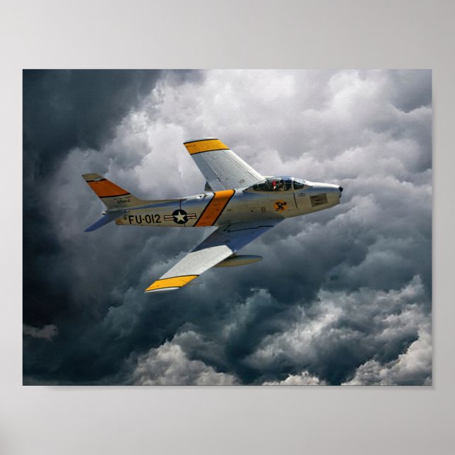 Poster F-86 Saber (Frente)