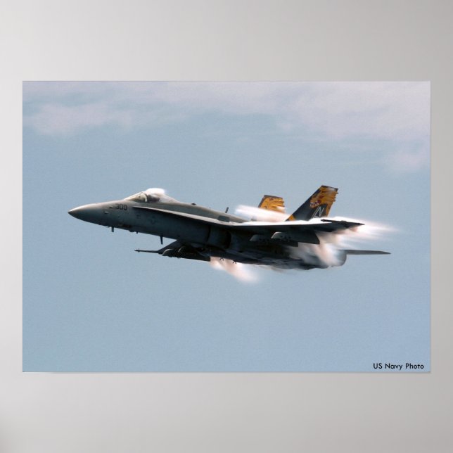 Póster F/A-18 Hornet (Frente)
