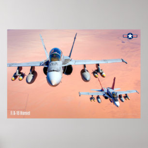 POSTER F/A-18 HORNET