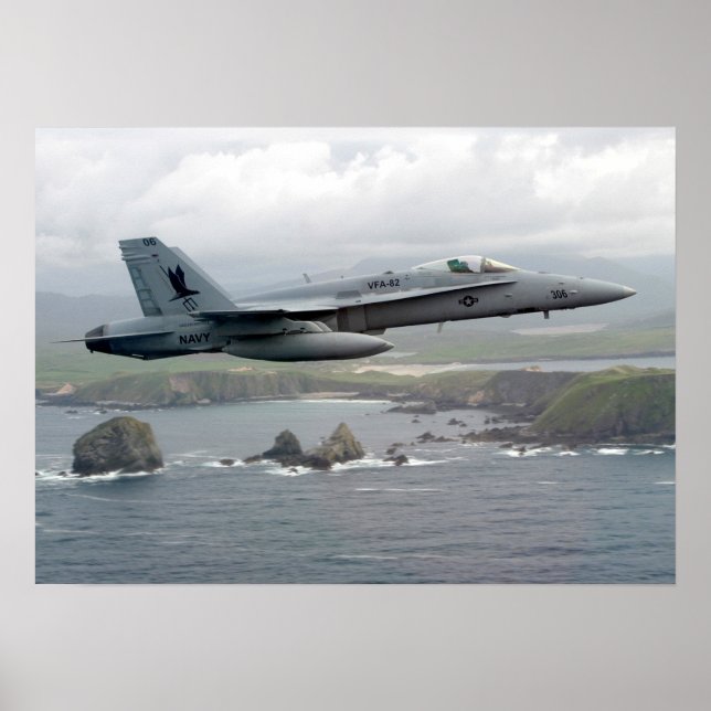 Póster F/A-18C Hornet (Frente)