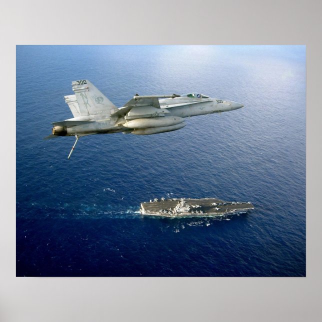 Poster F/A-18C Hornet (Frente)