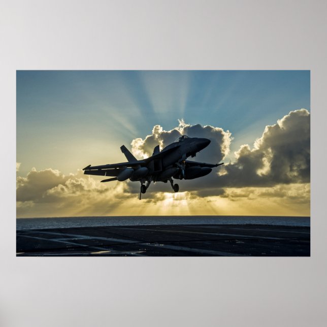 Póster F/A-18E Super Hornet (Frente)