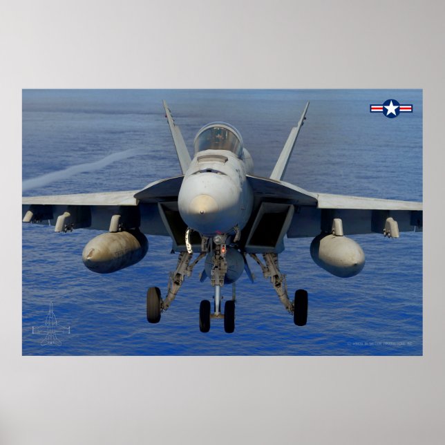 POSTER F/A-18E SUPER HORNET (Frente)