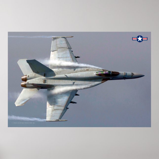 POSTER F/A-18E SUPER HORNET (Frente)