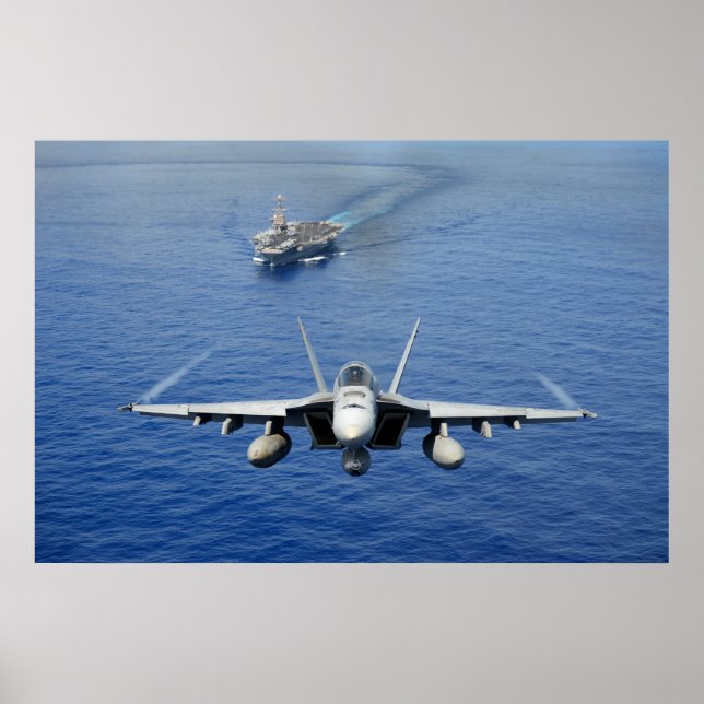 Póster F/A-18E Super Hornet (Frente)