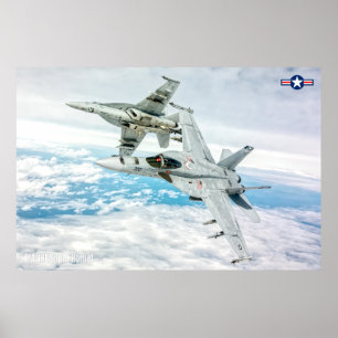 POSTER F/A-18E SUPER HORNET