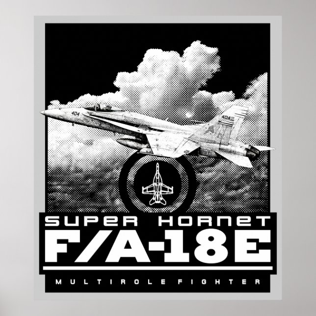 Poster F/A-18E Super Hornet (Frente)