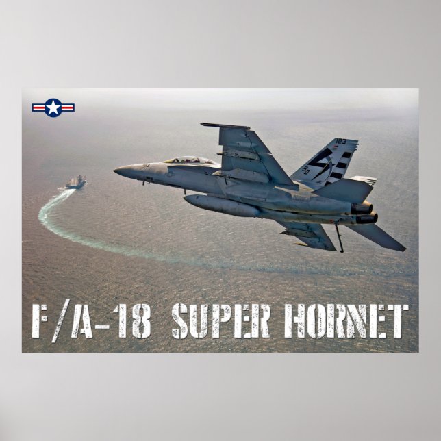 POSTER F/A-18F SUPER HORNET (Frente)