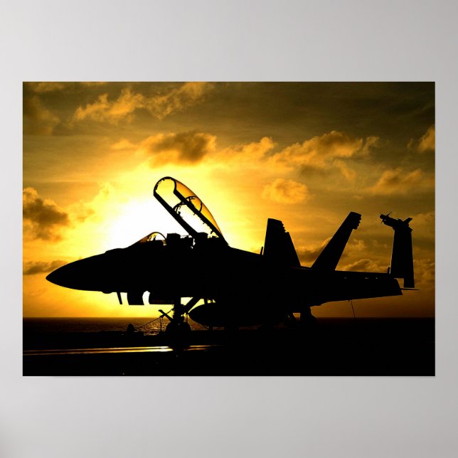 Póster F/A-18F Super Hornet (Frente)