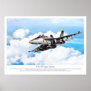 Poster "F/A-18F Super Hornet"