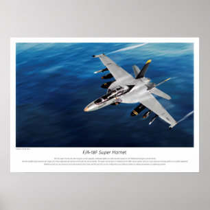 Poster "F/A-18F Super Hornet"