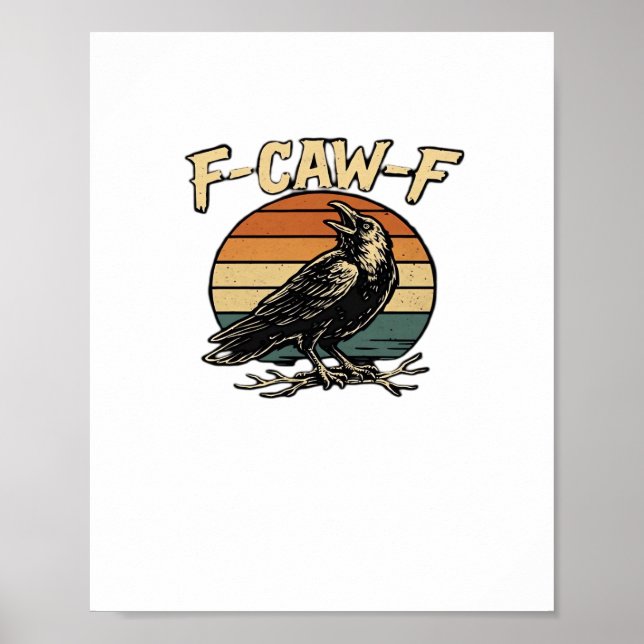 Poster F-Caw-F Classic Vintage Art (Frente)