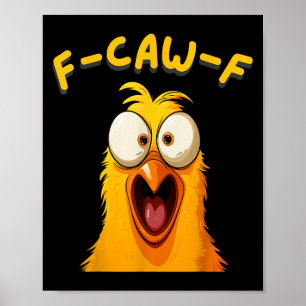 Poster F-caw-f Fazenda Engraçada Galinha Galinha Fcawf