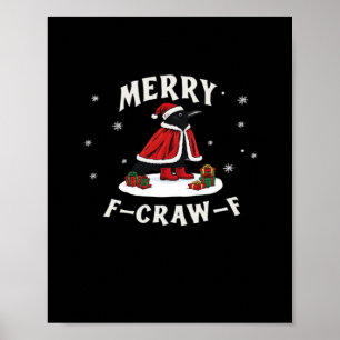 Poster F-Craw-F Corvo Natal F-Caw-F Corvo Natal Cl