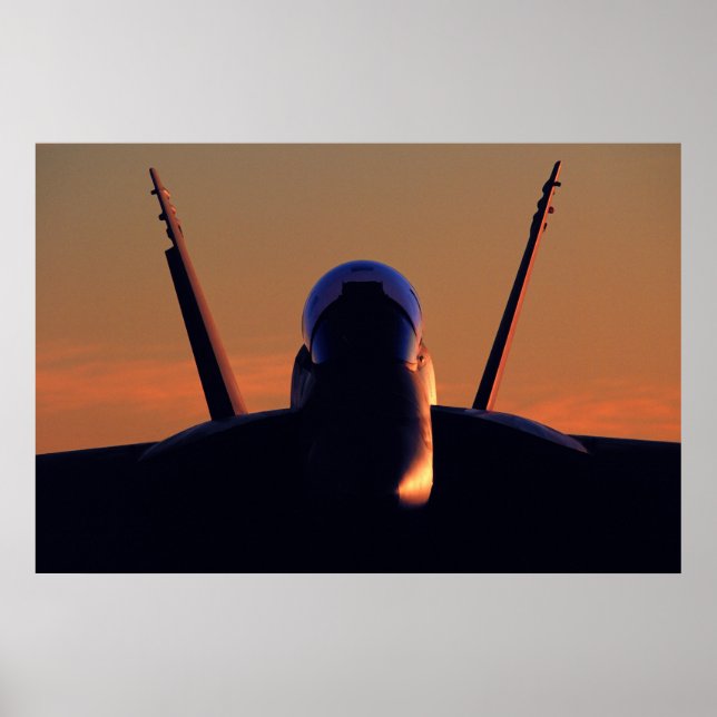 Poster FA-18 Hornet (Frente)