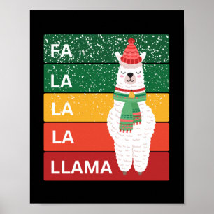 POSTER FA LA LA LLAMA