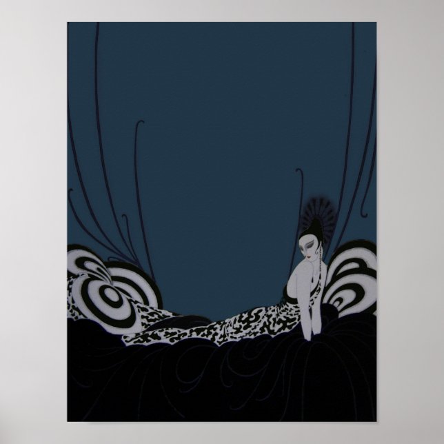 Poster Fab Fashion Plate ~ Vintage Deco Francês (Frente)