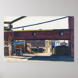Poster Fábrica de Caixas, Gloucester | Edward Hopper |