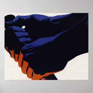 Póster Fábrica de Negócios Antiga, Produção de Manufatura