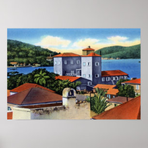 Póster Fábrica do rum de Charlotte Amalie Virgin Islands