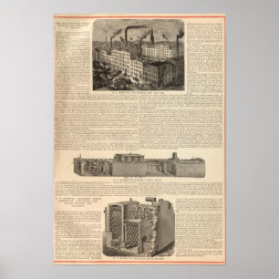 Póster Fabricação, Armazéns