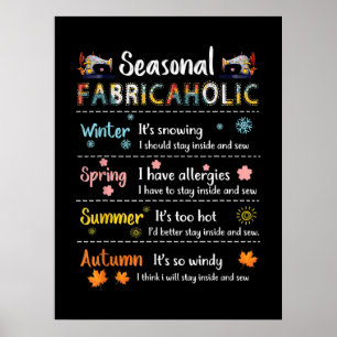 Poster Fabricaholic Primavera de inverno outono