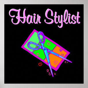 PÓSTER FABULOSA HAIR STYLIST HAIR CUT DESIGN