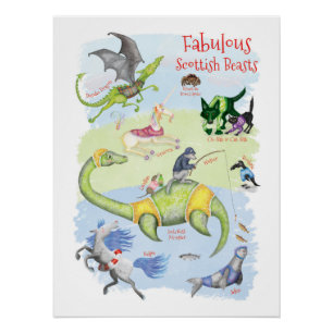 Póster Fabuloso poster de quarto brilhante para crianças