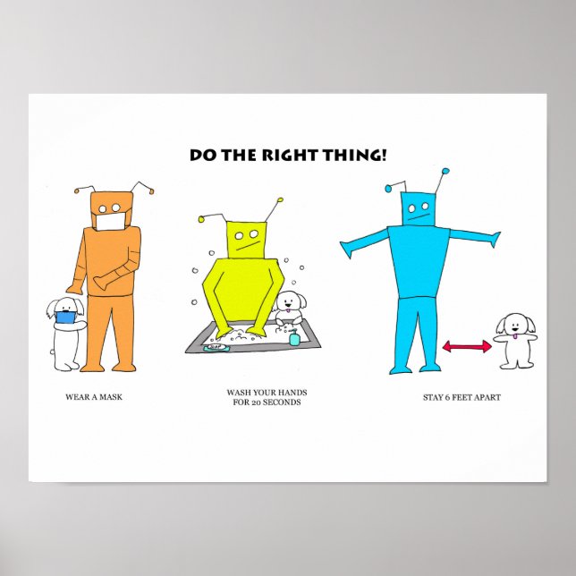 Poster Faça a coisa certa (Frente)