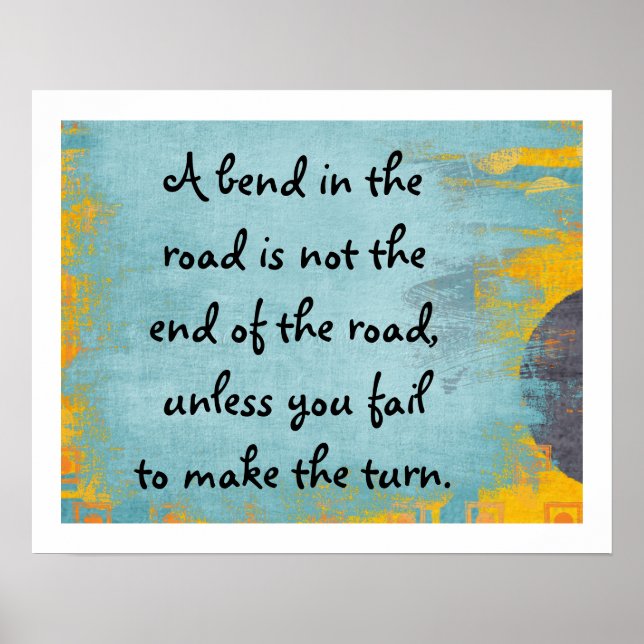 Póster Faça a curva (Frente)