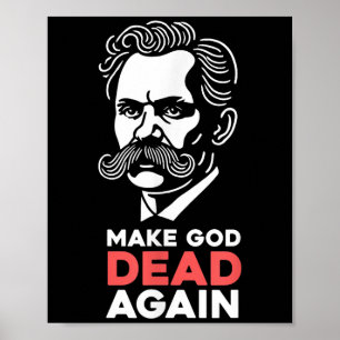 Poster Faça a Morto de Deus novamente a Filosofia atética