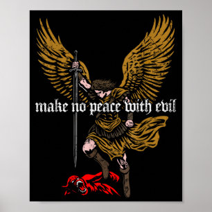 Poster Faça a Paz com o Mal Projeto Arcanjo Miguel