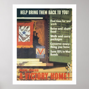 Poster Faça a seu uma casa da vitória!