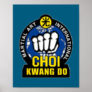 Poster Faça Choi Kwang Artes Marciais Coreanas