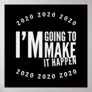 Poster Faça com que isso aconteça com a inspiração de mot