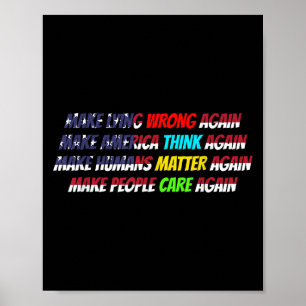 Poster Faça com que Mentir Errado De Novo Faça com que a