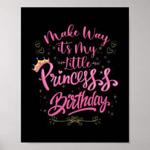Poster Faça com que seja o aniversário da minha princes