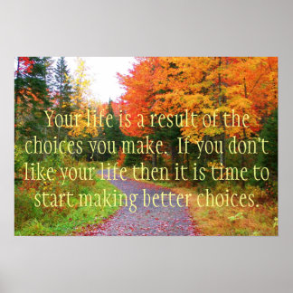 Poster Faça escolhas melhores