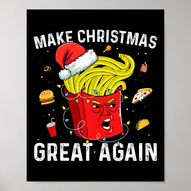 Poster Faça Excelente De Natal Novamente Papais noeis Eng (Frente)